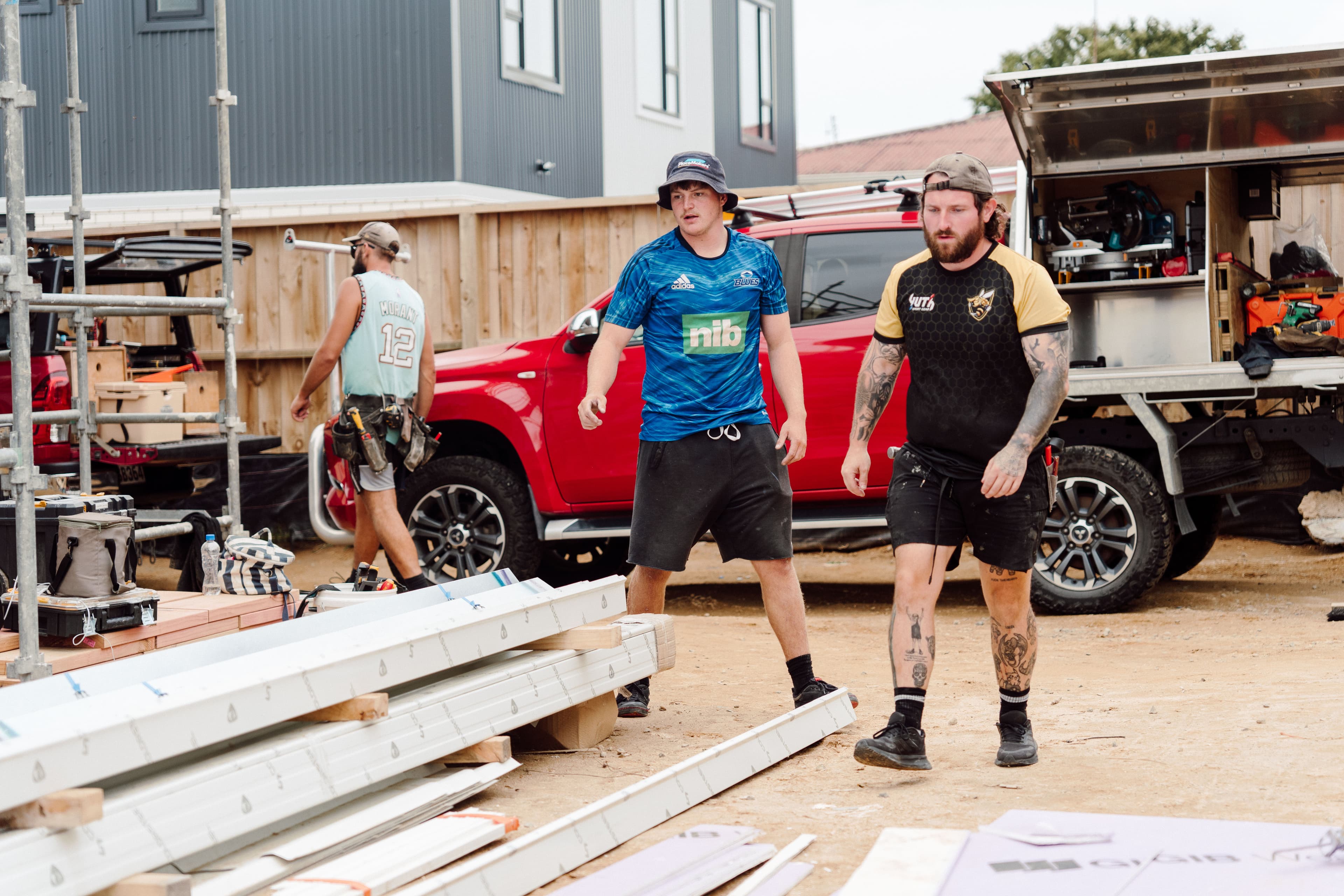 NZ Builders on site
